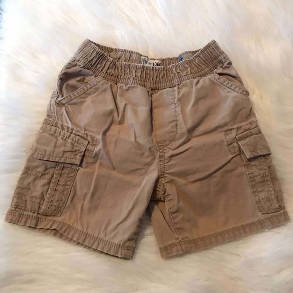 Boy Khaki Cargo Shorts | 18 - 24 Months
